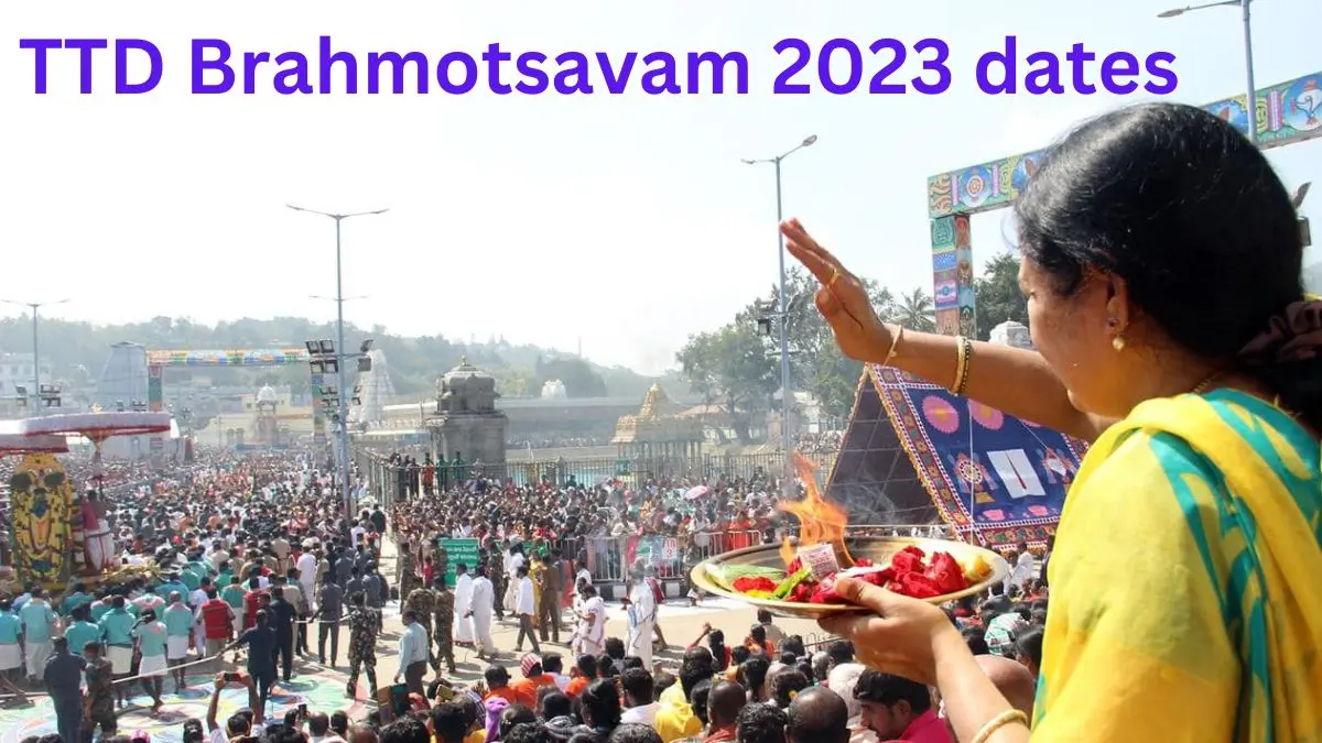 TTD Brahmotsavam 2023 dates