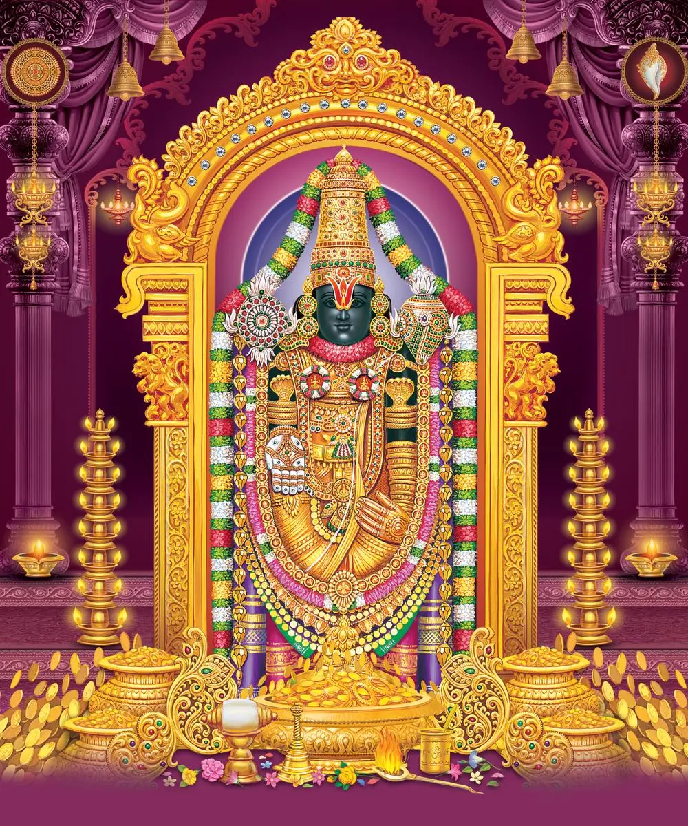 MYLAPORE TIMES - Gold-plated kavacham formally set on Sri Venkatesa Perumal  at Mandaveli temple